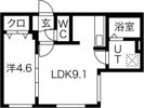 STUDIO中島公園の間取り画像