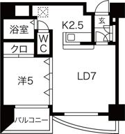 パレス154の間取り画像