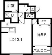 カーサスニップIIの間取り画像
