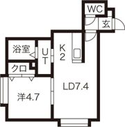 VivaceII（ヴィヴァーチェ2）の間取り画像