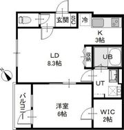 カーザ麻生の間取り画像