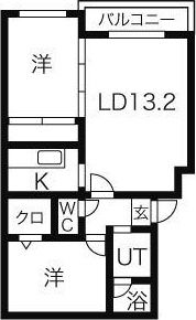 ルネサンス山の手の間取り画像