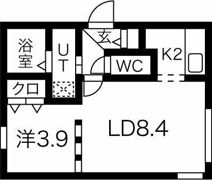 ルガーノ南10条の間取り画像