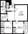 Vest Life 21の間取り画像