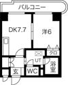サンタの館医大前の間取り画像