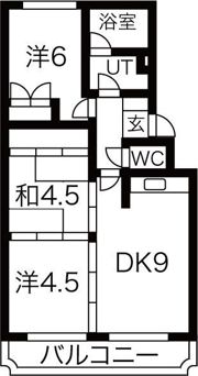 シャトー和田の間取り画像