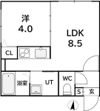ラフィーネ平岸の間取り画像