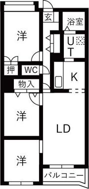 イムーブルベルサの間取り画像