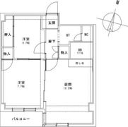 フロンティア山鼻の間取り画像