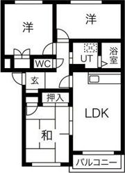 ロイヤル麻生の間取り画像