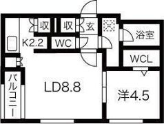 PINN N13E8の間取り画像