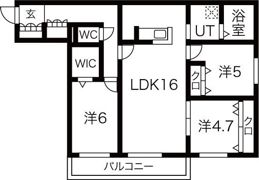 CreaResidence元町の間取り画像