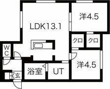 スペチアーレ山鼻の間取り画像