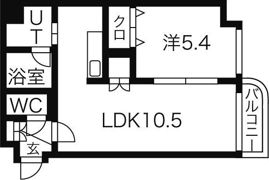 ハイコートN1の間取り画像