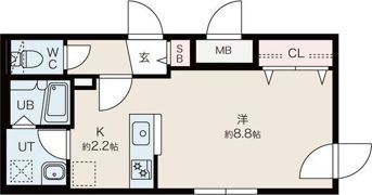 ファランドール大通東IIの間取り画像