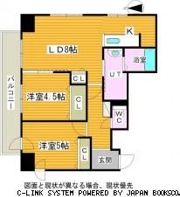 グランドジョラス平岸の間取り画像