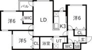 L・A大通の間取り画像
