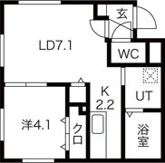 COLORE N15W1の間取り画像