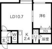 フィーノ美園の間取り画像