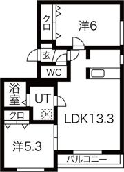 Padres元町の間取り画像
