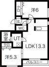 Padres元町の間取り画像