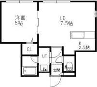 ベルクレール琴似IIの間取り画像