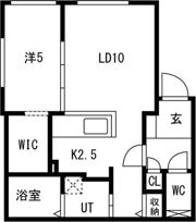ALPHA 新札幌駅前の間取り画像