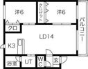 バティール本通 IIの間取り画像