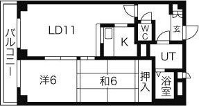 シンシア平岸の間取り画像
