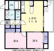 レインボータウン24の間取り画像