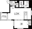 円山シャトー桂和医大前の間取り画像