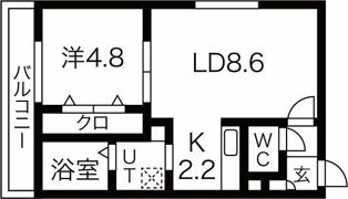 CITY RESIDENCE環状通東（シティレジデンス環状通の間取り画像
