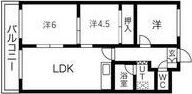 200松井ビルの間取り画像