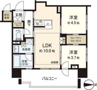 【分譲賃貸】クリオ札幌グランクラスの間取り画像