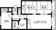 ハイツしみずの間取り画像