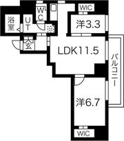 レガーロ札幌ステーションの間取り画像