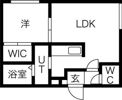 blanc南円山の間取り画像