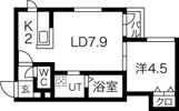 ラージヒル中の島の間取り画像
