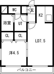 エクセラン S25の間取り画像