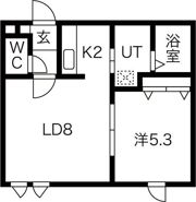 メトロサイドパレス24の間取り画像