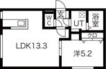 フォレスト月寒東の間取り画像