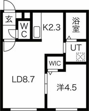 Majestic Life札幌桑園の間取り画像