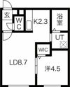 Majestic Life札幌桑園の間取り画像