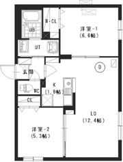 Ciel シエルの間取り画像