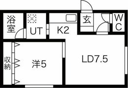 シャトーN21の間取り画像