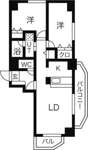 スカイコートの間取り画像