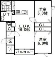 レジデンスY‘sの間取り画像