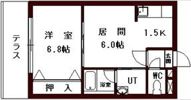 カーサ菊水の間取り画像
