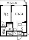 ゼスティ東札幌アネックスの間取り画像