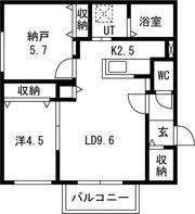 GRACIAS 環状通の間取り画像